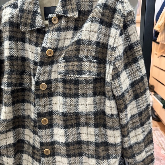 Plaid Button-Up Jacket - Picture 4 of 4